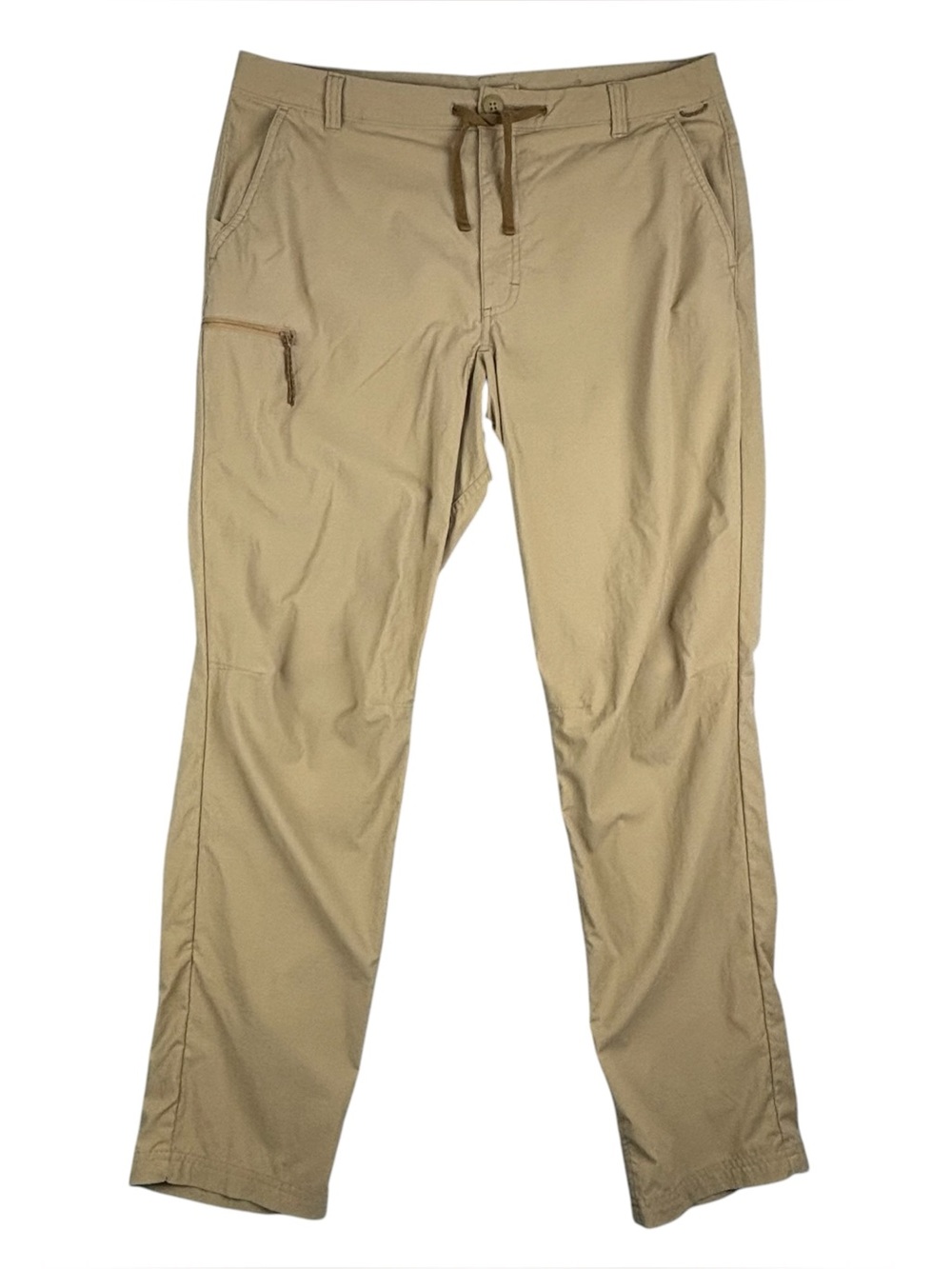 REI Coop Pants Men 36X32 Brown Tan Trailmade UPF Outdoor Gorpcore Nylon Spandex